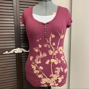 Aeropostale Cap Sleeve Tee